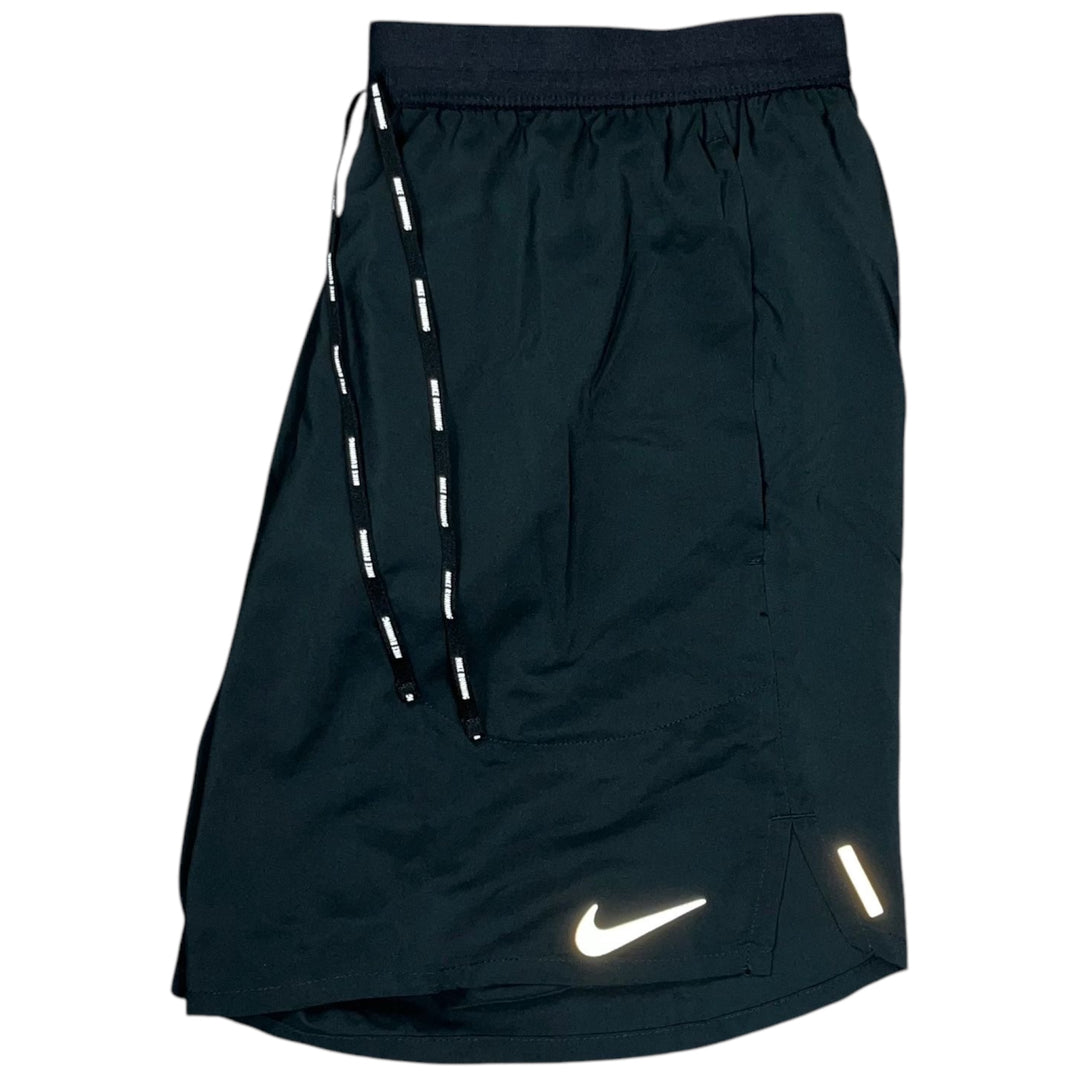 Black Nike Flex Stride Short. Front view 